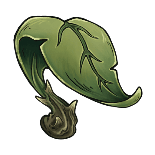 Will-o-Frond — leaf drops on kill, not pluck
